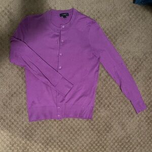 J. crew Cardigan PURPLE